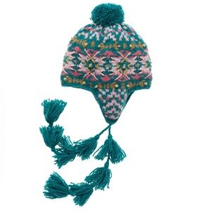 FRENCH KNOT Sedona
Earflap Hat, Teal.